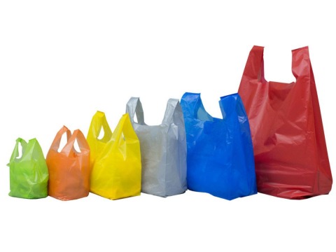 ถุงพลาสติกหูหิ้วหลากสี